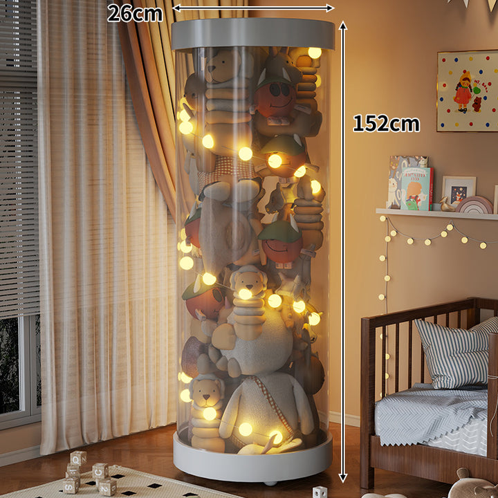 Vertikaler klarer Acrylspielzeug- und Plüsch-Displayturm
