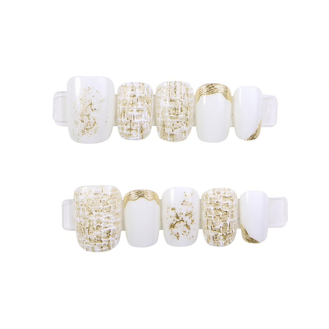 Elegantes Glänzendes Nagelkunstset Karnz