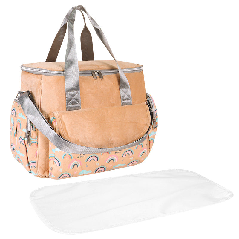 Wickeltasche mit Organisierten Fächern und Abnehmbarem Wickelunterlage Karnz