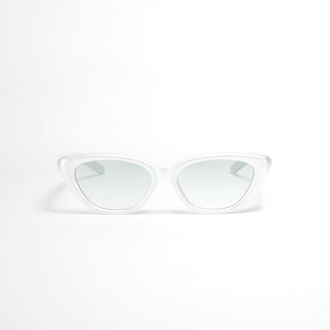 Damen Cat-Eye Sonnenbrille mit transparentem Design Karnz