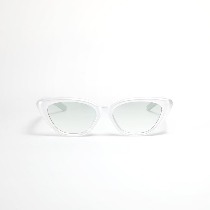 Damen Cat-Eye Sonnenbrille mit transparentem Design Karnz