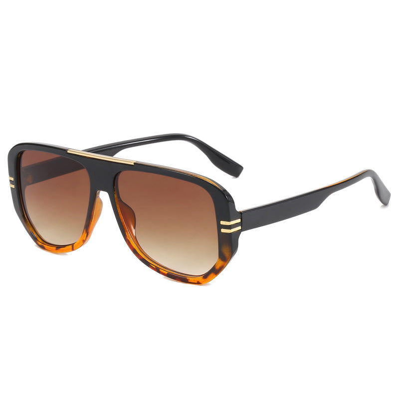 Damen Oversize-Sonnenbrille mit Designer-Rahmen Karnz