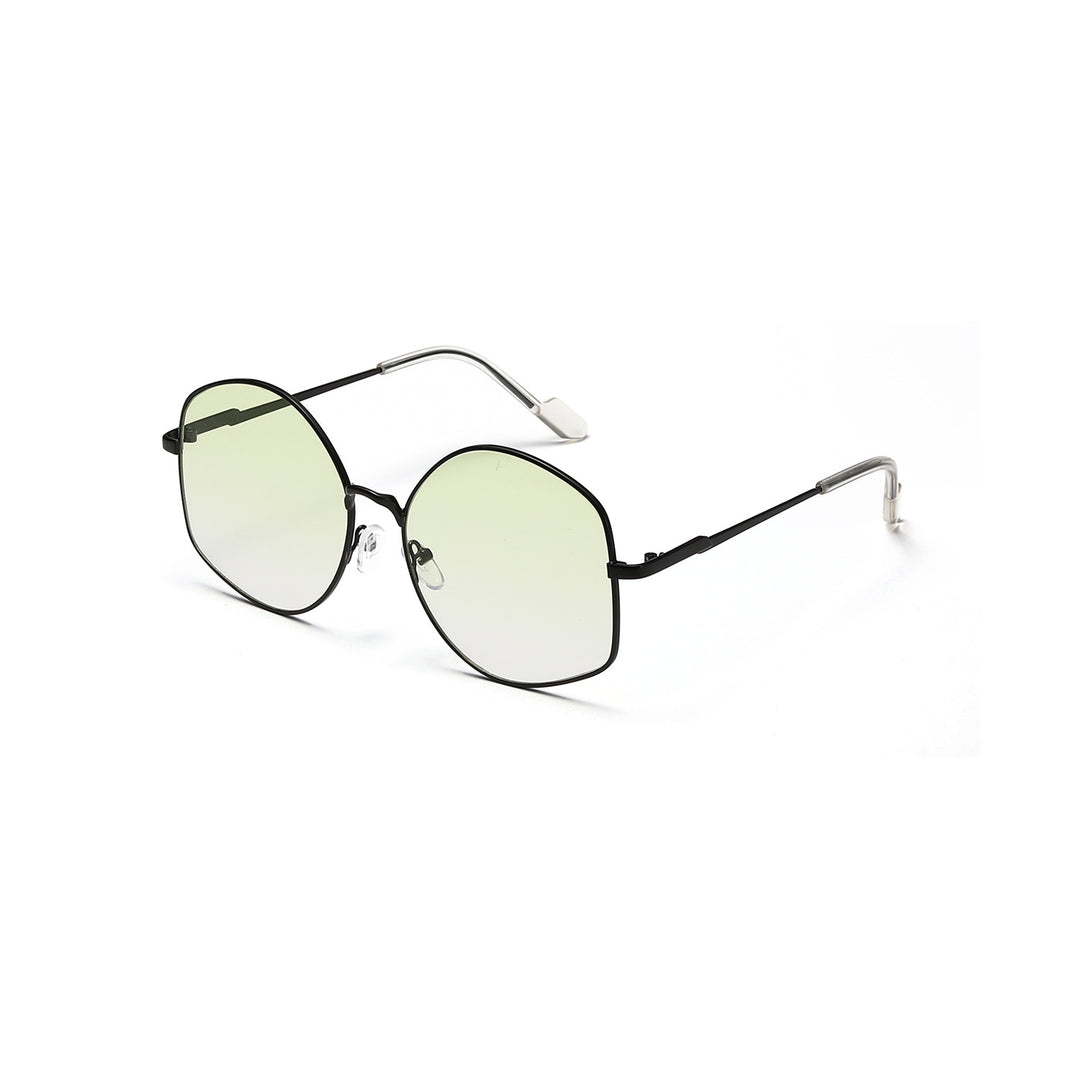 Damen modische Sonnenbrille mit einzigartiger achteckiger Rahmenkonstruktion Karnz