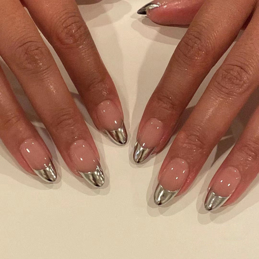 Metallic Tipp Press-On Nagel Set