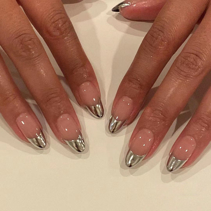Metallic Tipp Press-On Nagel Set