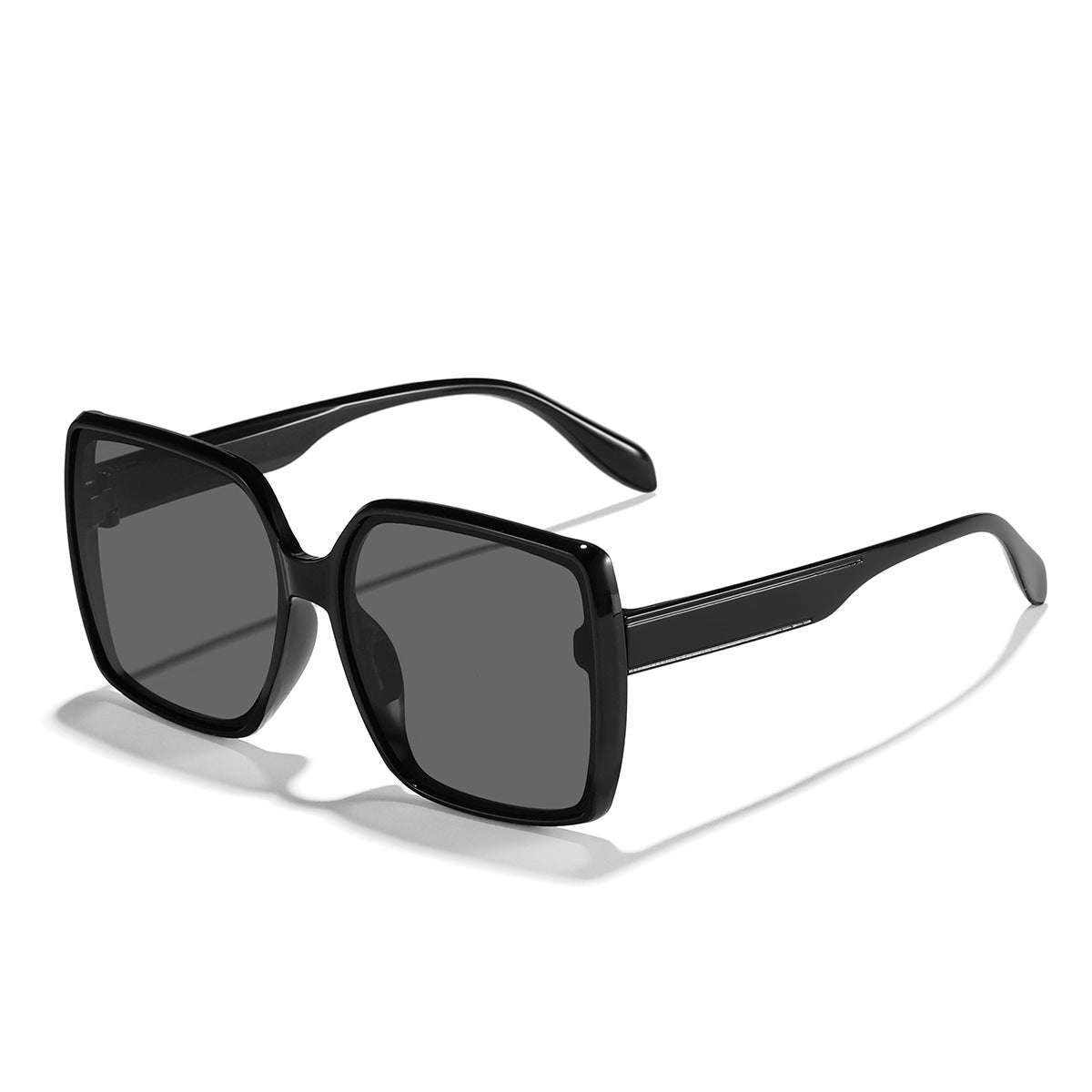 Damen oversized Sonnenbrille mit modernem quadratischen Rahmen und schützenden Gläsern Karnz