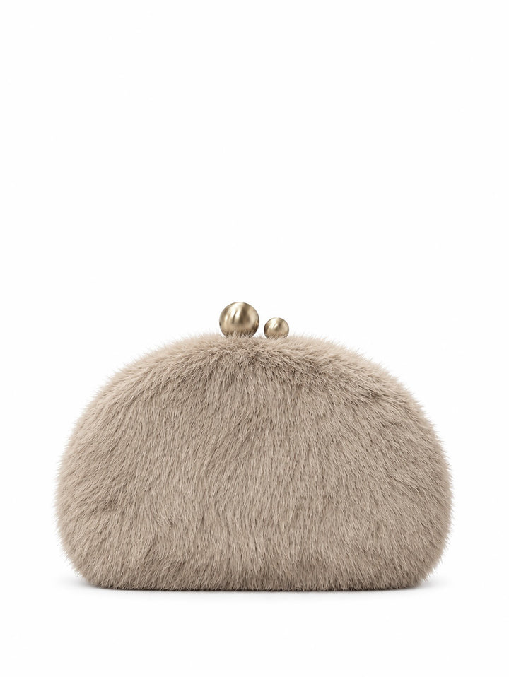Plüsch Kunstfell Clutch