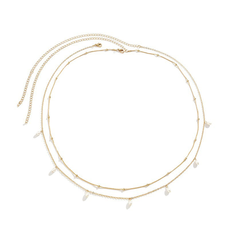 Elegante geschichtete Halskette Karnz