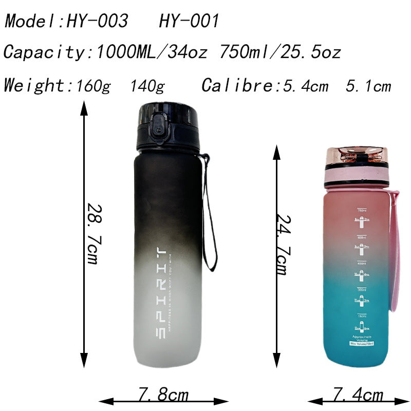 Damen Sportliche Wasserflasche Karnz
