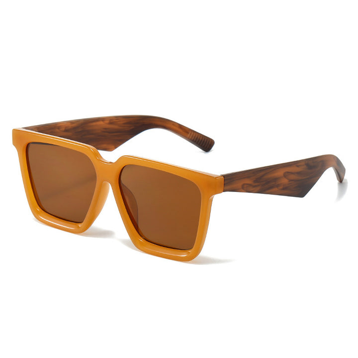 Oversized Schildpatt Mode Sonnenbrille Karnz