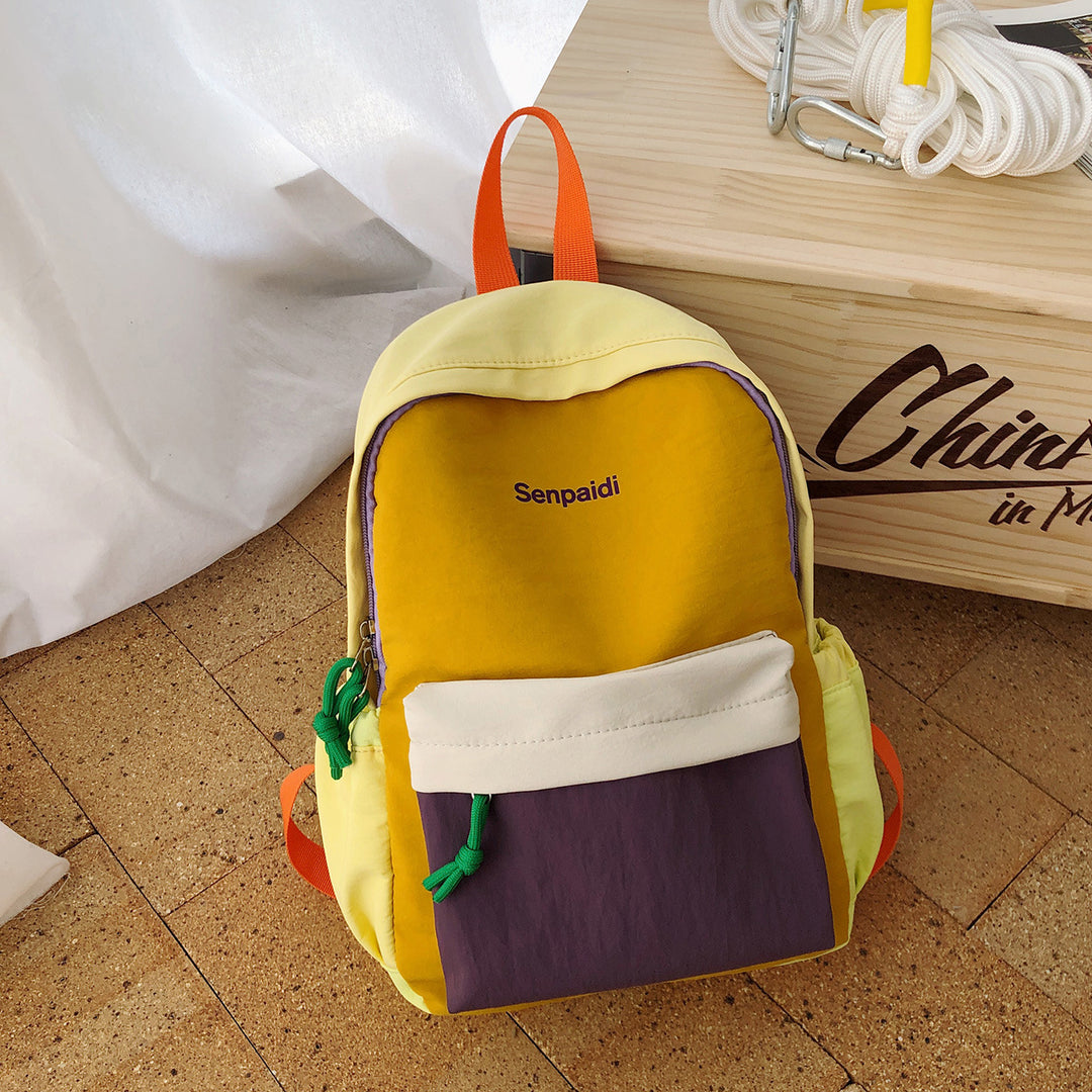 Bunter Multi-Taschen-Schulranzen