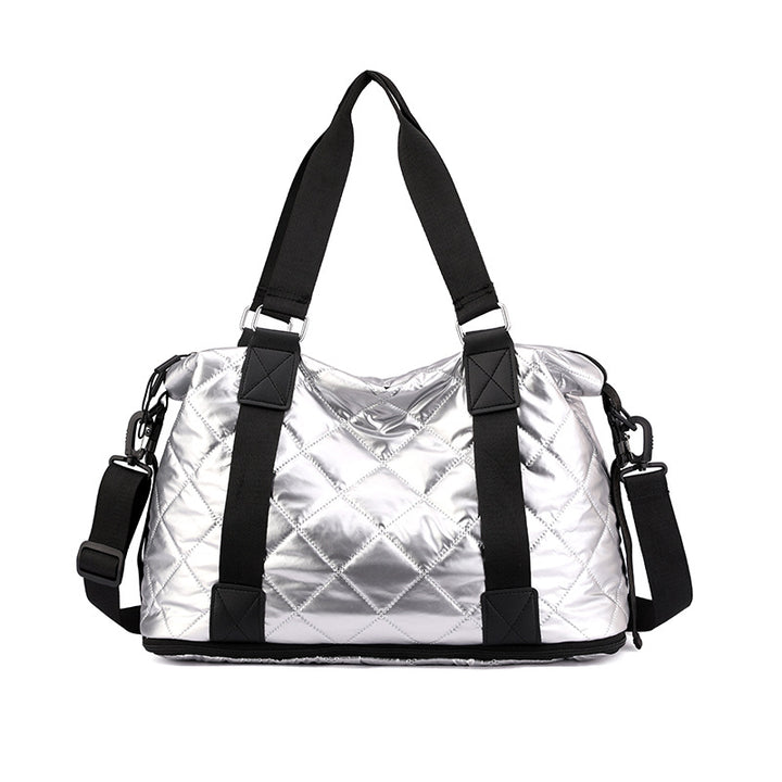 Stilvolle gesteppt Sport-Duffel-Tasche Karnz