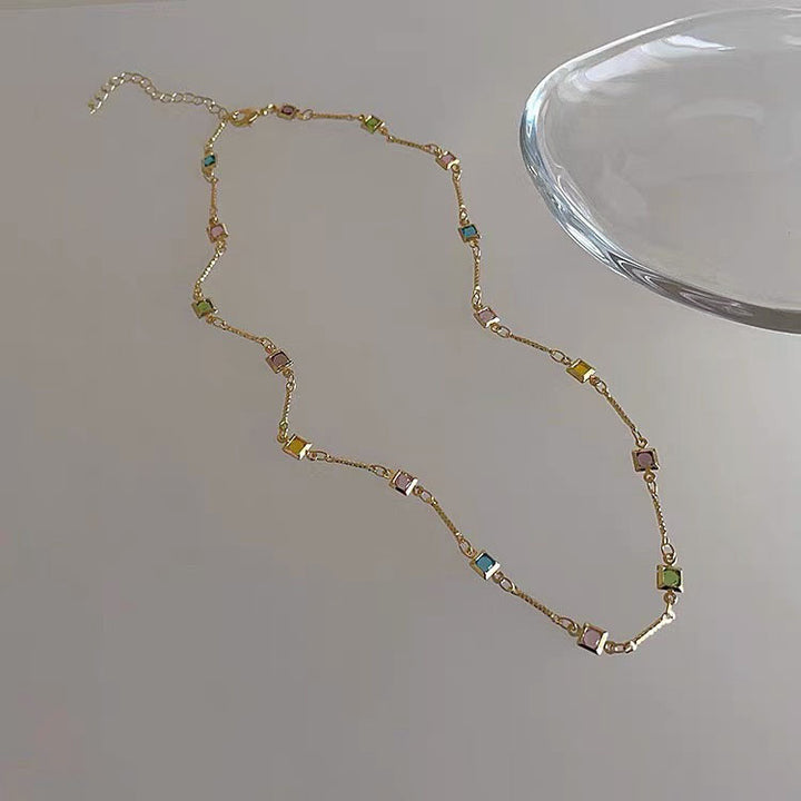 Zarte Farbige Gliederkette Karnz