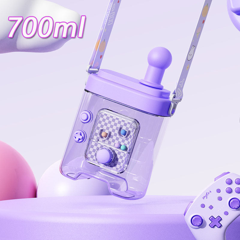 Damen kreative Wasserflasche mit abnehmbarem Schultergurt Karnz