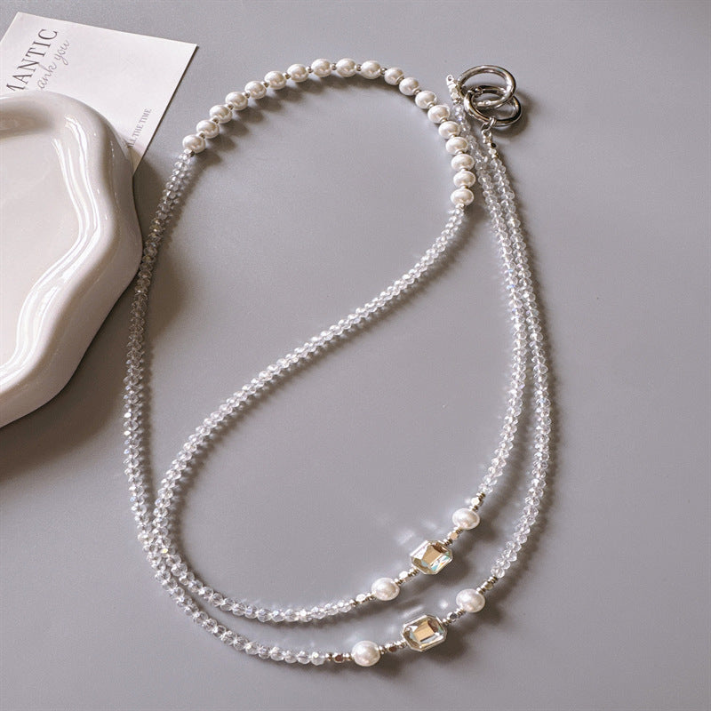 Elegante Perlen-Aussage-Halskette Karnz