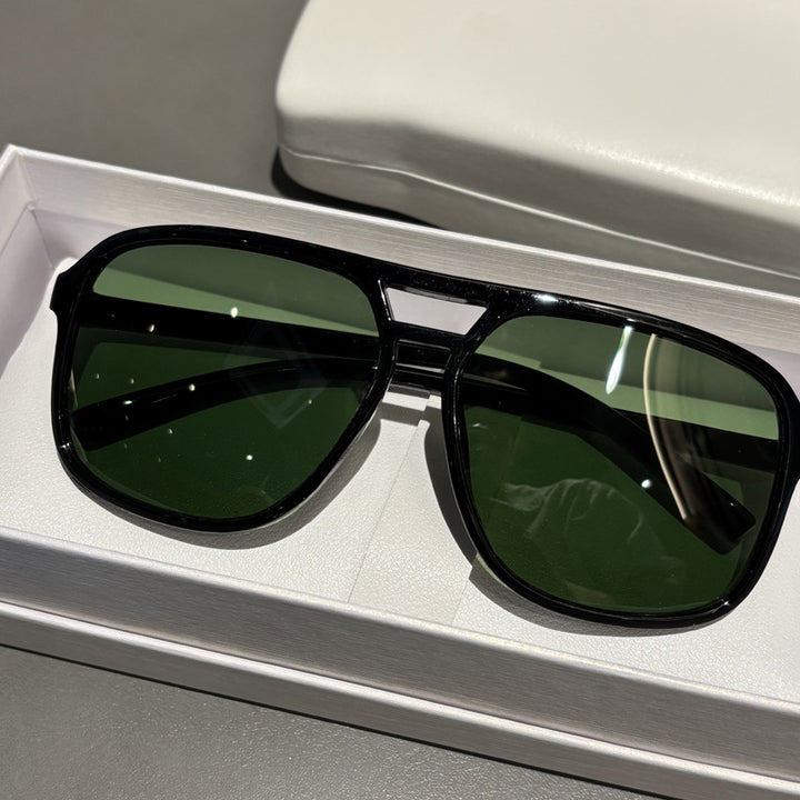 Premium Übergroße Winkelform Sonnenbrille Karnz