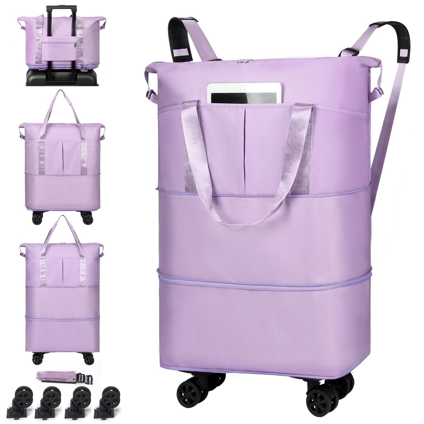 Damen Rollbare Einkaufstasche Karnz