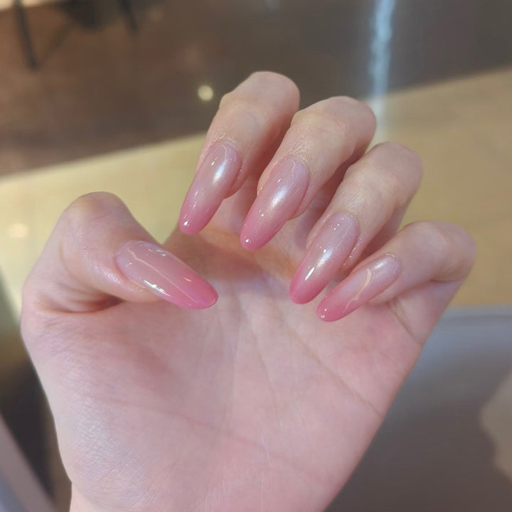 Elegante Ombre Stiletto Druck-Nägel Karnz