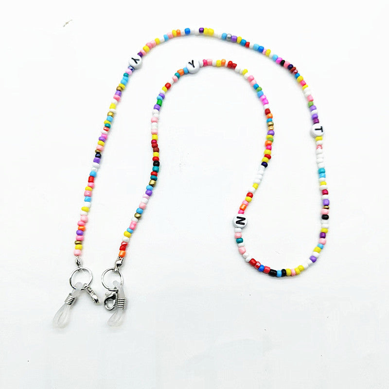 Bunte Bead-Brillenkette Karnz