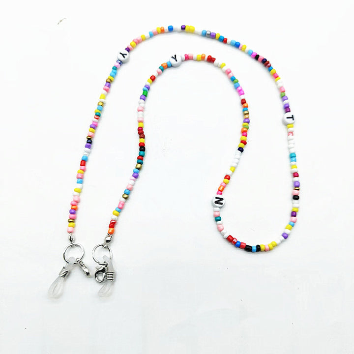 Bunte Bead-Brillenkette Karnz
