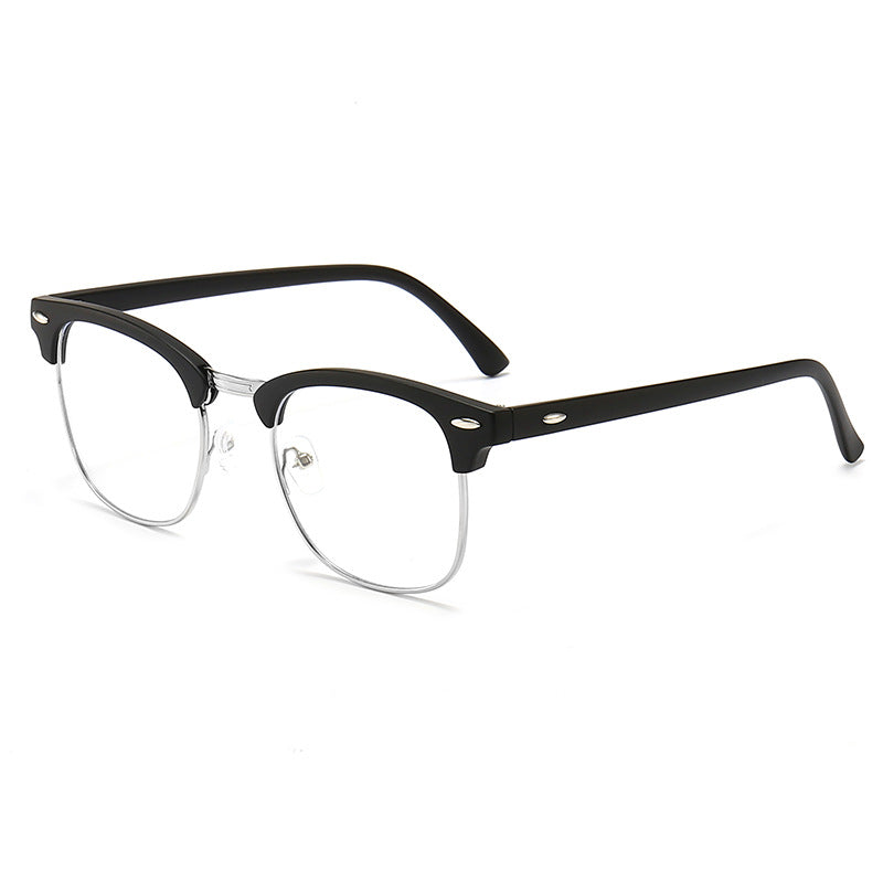 Damen modische Retro-Sonnenbrille mit metallischem Rahmen Karnz