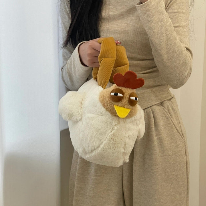 Niedliche Plüsch-Henkeltasche Karnz