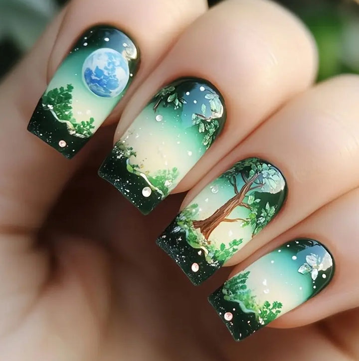 Natur-inspirierten Nagelkunst Karnz