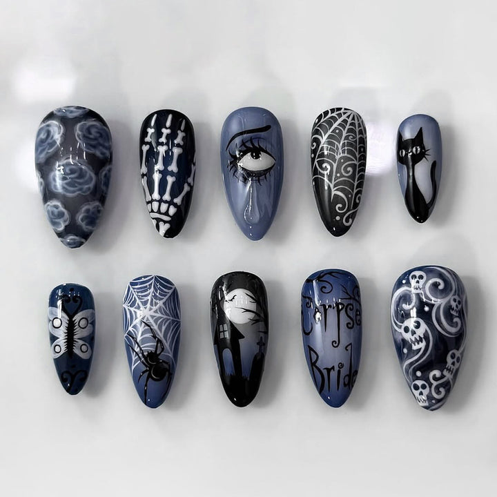 Kunstnagelset mit kreativen Motiven Karnz
