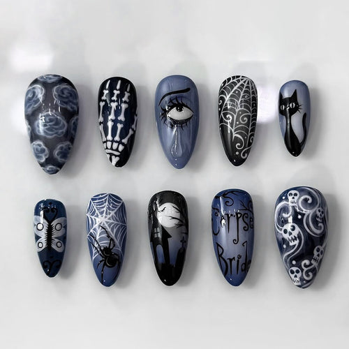 Kunstnagelset mit kreativen Motiven Karnz