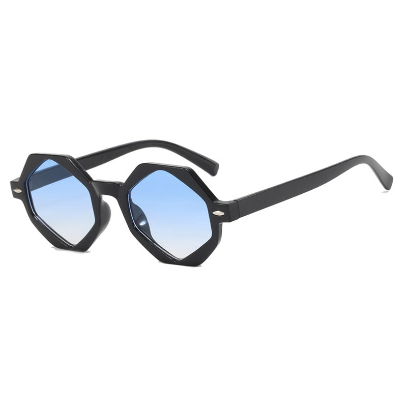 Damen trendige Sonnenbrille im modernen Achtkant-Design Karnz
