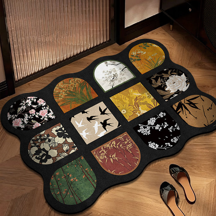 Vintage-inspiriertes dekoratives Teppich