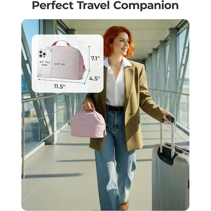 Kosmetik-Organizer Tasche mit Durchsichtigen Fächern Karnz