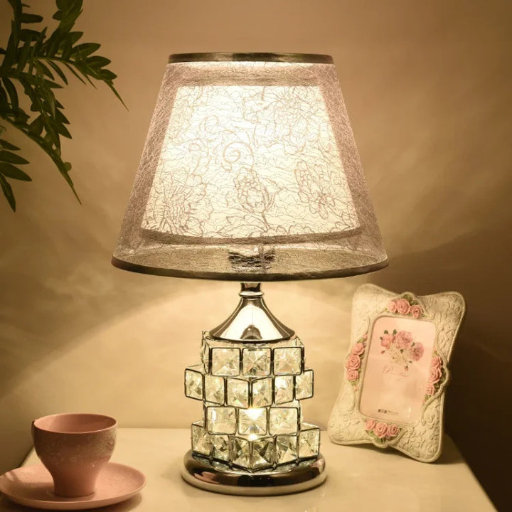 Dekorative Kristall Akzent Tischlampe