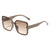 Damen oversized Sonnenbrille mit elegantem Rahmen und UV-Schutz Karnz