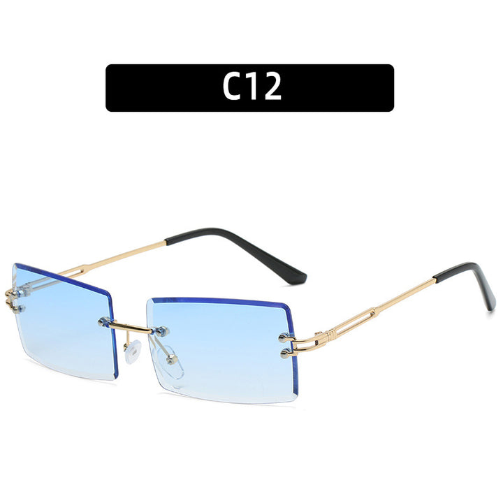 Elegante geometrische Schild-Sonnenbrille