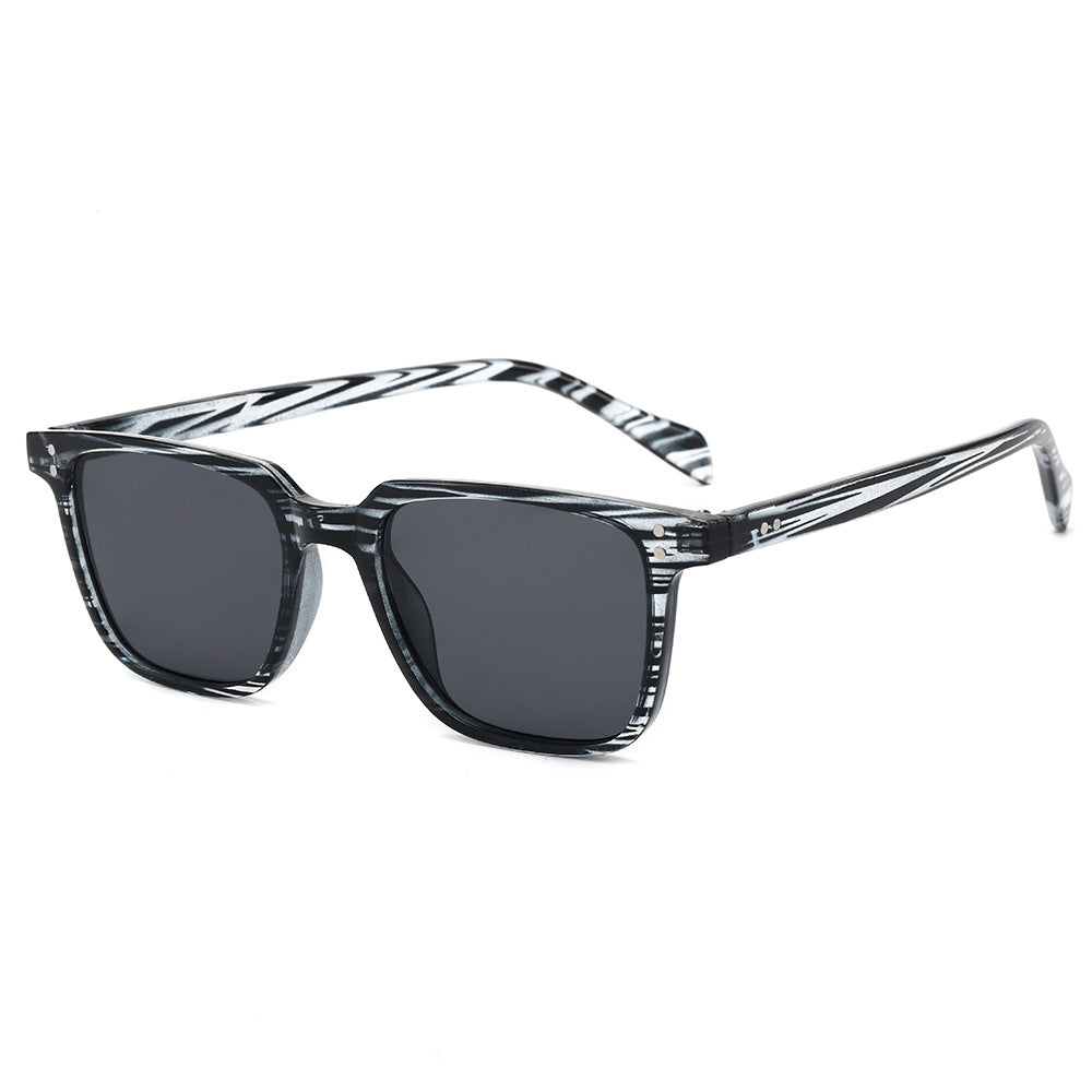 Damen modische quadratische Sonnenbrille mit einzigartigen Gläsern Karnz