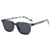 Damen modische quadratische Sonnenbrille mit einzigartigen Gläsern Karnz