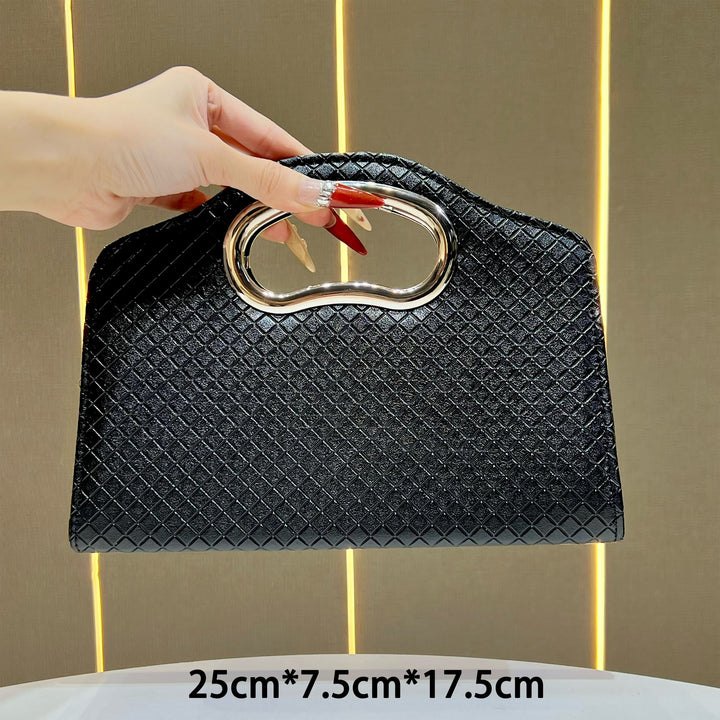 Texturierte Abendhandtasche