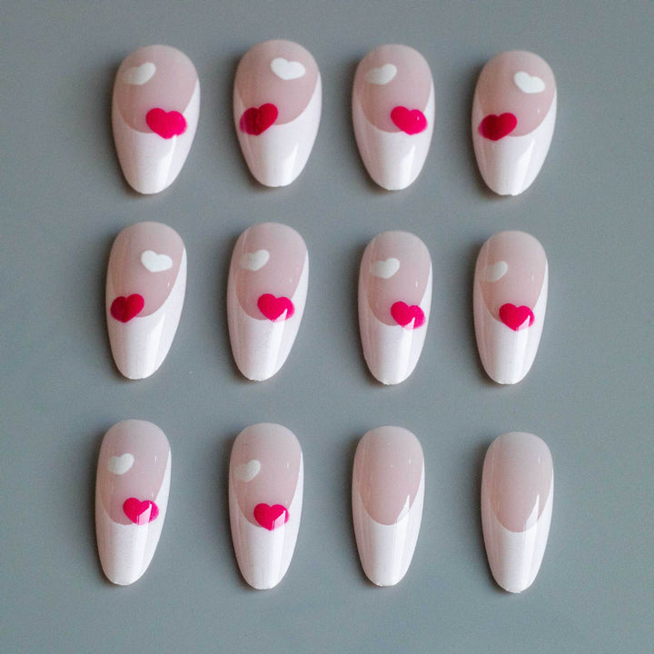 Herz-Themen Stiletto Nagelkunst Kit