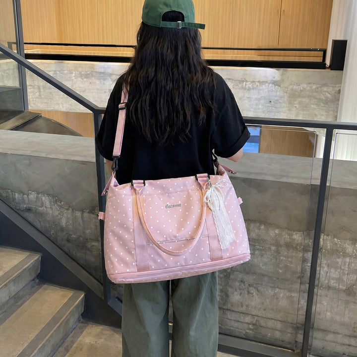 Stilvolle Pünktchen Reisetasche