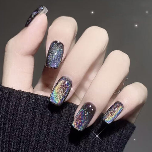 Premium Glitzernde Press-On Nagel Set