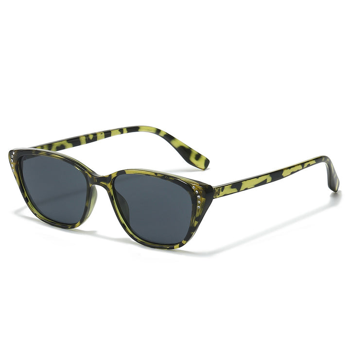 Statement Cat-Eye Sonnenbrille mit Strass-Akzenten Karnz