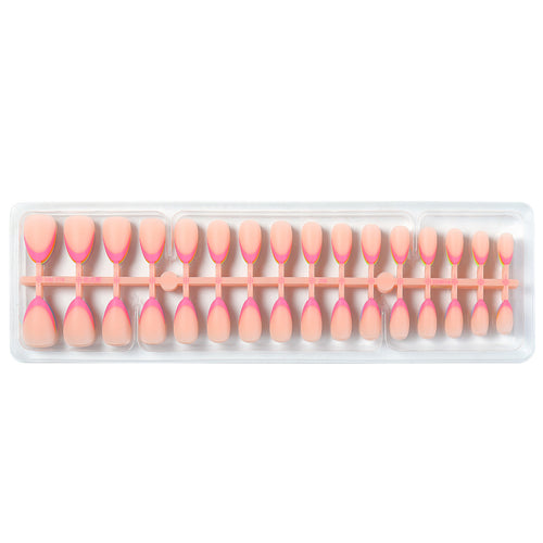 Gradient French Tip Press-On Nails Karnz