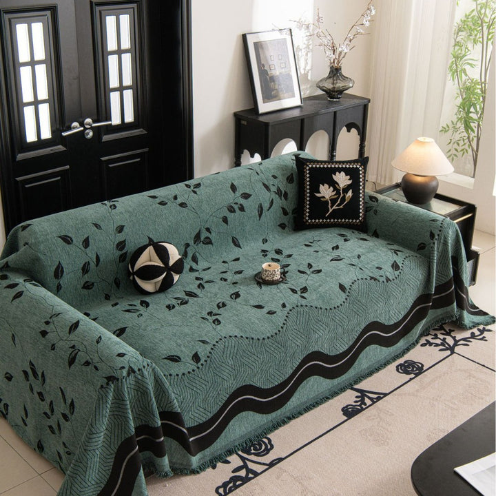 Elegante Texturierte Sofa-Decke