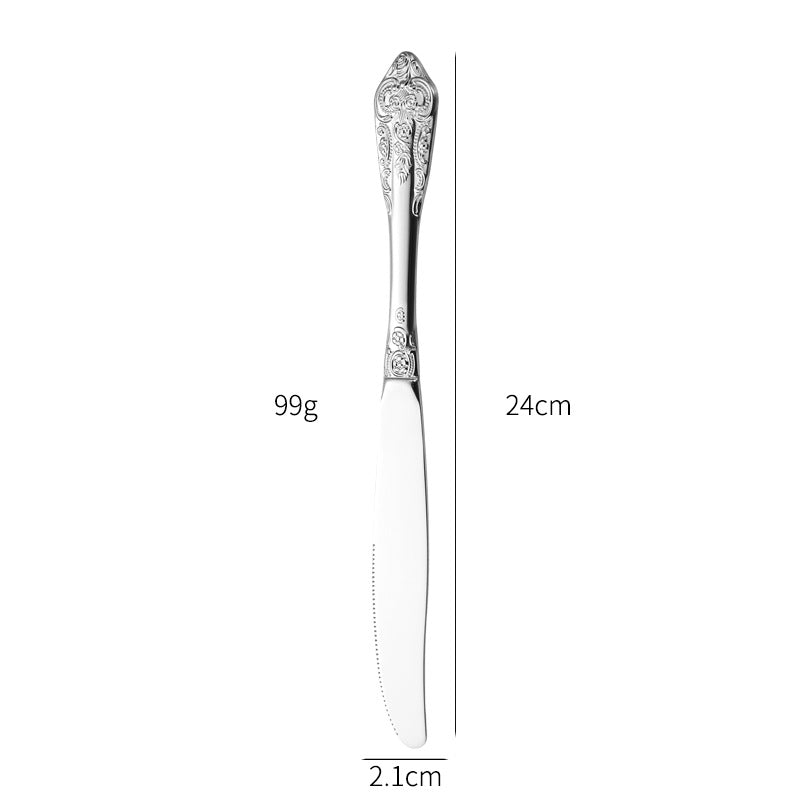 Elegante Fischgabel mit Kunstvollem Griffdesign Karnz