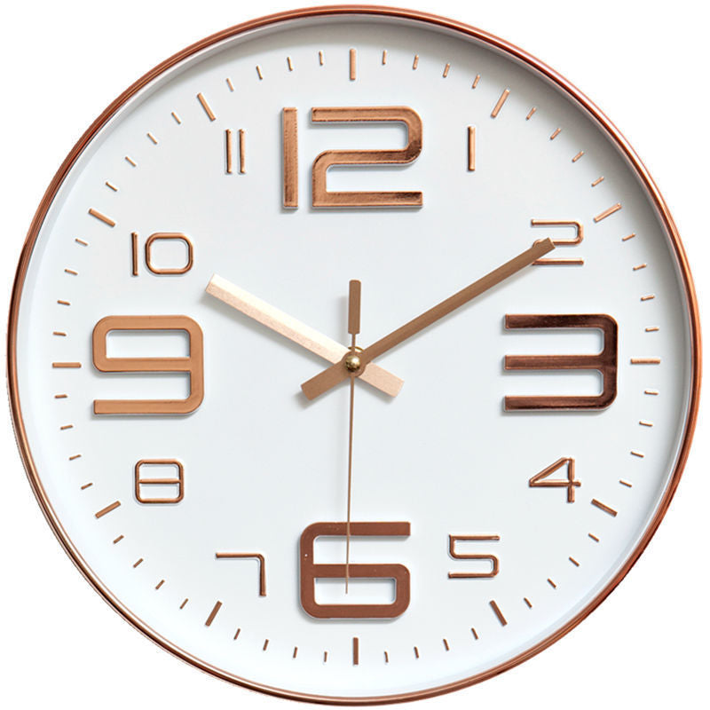 Wanduhr mit großem Ziffernblatt und modernem Design Karnz