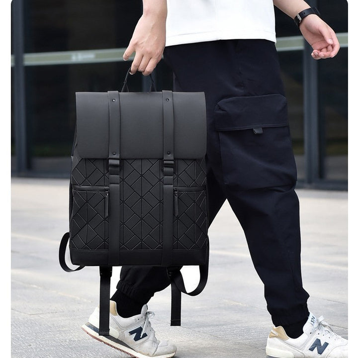 Stylischer geometrischer Design Karnz Rucksack
