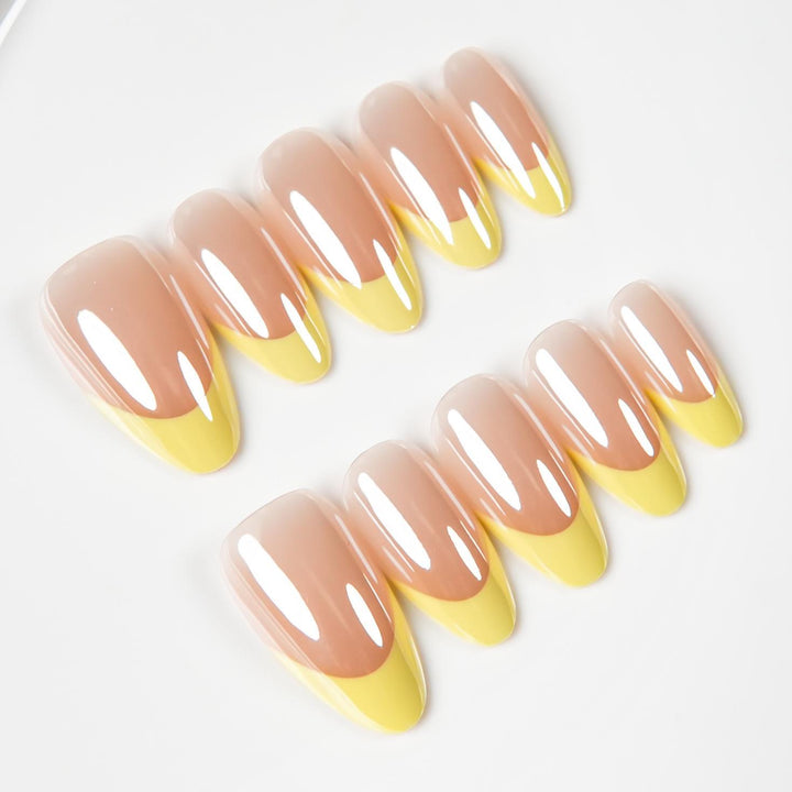 Premium Glänzende Stiletto Press-On Nagelspitzen