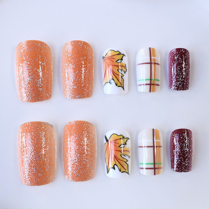 Herbst-Themen dekorative Nagelkunst Karnz