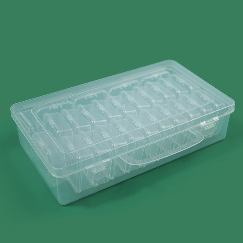 Klarer Mehrfach-Compartment Aufbewahrungsbox Karnz